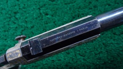 MHG1053 VERY FINE CASED TARGET PISTOL BY GASTINE RENETTE [M] - Image 8