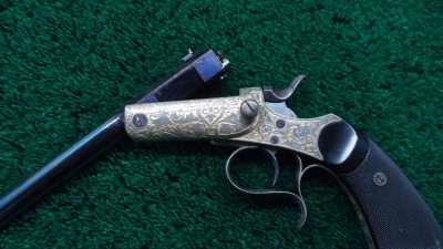 MHG1053 VERY FINE CASED TARGET PISTOL BY GASTINE RENETTE [M] - Image 6