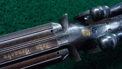 MR1327 VERY FINE CASED SxS RIFLE/SHOTGUN BY JOHN DONAGHY [A] - Image 14