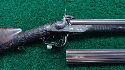 MR1327 VERY FINE CASED SxS RIFLE/SHOTGUN BY JOHN DONAGHY [A]