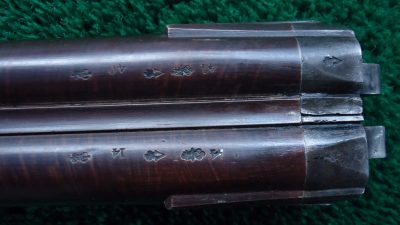 MR1329 BEAUTIFUL CASED PERCUSSION DOUBLE BARREL CAPE GUN BY JOSEPH BOURNE  [A] - Image 16