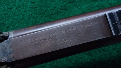 MR1329 BEAUTIFUL CASED PERCUSSION DOUBLE BARREL CAPE GUN BY JOSEPH BOURNE  [A] - Image 6