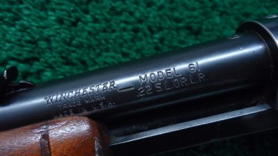 W3671 WINCHESTER MODEL 61 SLIDE ACTION TAKE DOWN RIFLE IN 22 S, L, OR LR [M] - Image 6