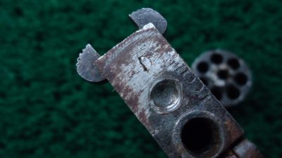 MHG1077 ANTIQUE AETNA ARMS CO. TIP UP REVOLVER IN CALIBER 22RF [A] - Image 8