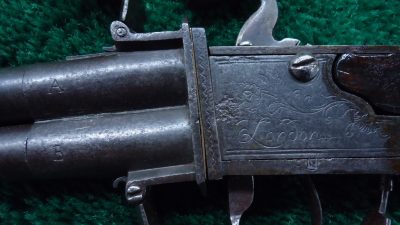 MHG1079 INTERESTING EUROPEAN SWIVEL BREECH FLINTLOCK PISTOL [A] - Image 7