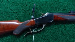 W3849 DELUXE WINCHESTER 1885 LOW WALL RIFLE IN CALIBER 25-20 S.S. [M]