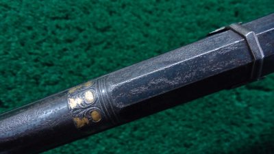 MR1653 SPANISH MIQUELET GOLD INLAID AND CARVED SPORTING FLINTLOCK OF ABOUT 16 BORE [A] - Image 6