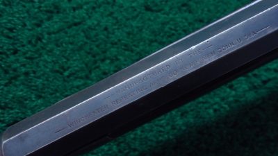W3751 SPECIAL ORDER WINCHESTER 1886 PISTOLGRIP DELUXE RIFLE WITH 30 INCH LIGHTWEIGHT PART OCTAGON BARREL [A] - Image 10