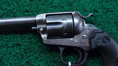 C384 COLT BISLEY MODEL FRONTIER SIX SHOOTER REVOLVER IN 44 WCF CALIBER [M] - Image 8
