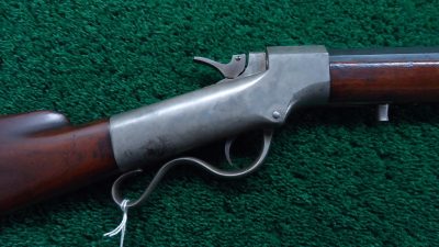 JM1542 MERRIMACK ARMS & MFG CO. BALLARD SPORTING RIFLE IN CALIBER 38 RF WITH RARE *DUAL IGNITION [A];