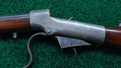 JM1542 MERRIMACK ARMS & MFG CO. BALLARD SPORTING RIFLE IN CALIBER 38 RF WITH RARE *DUAL IGNITION [A]; - Image 16