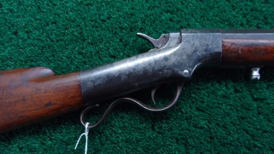 JM1544 MERRIMACK ARMS & MFG CO. BALLARD SPORTING RIFLE IN CALIBER 46 RF WITH RARE *DUAL IGNITION [A]