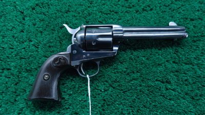 C346 COLT 1ST GEN SAA IN CALIBER 38 WCF WITH HOLSTER AND LETTER  [M] - Image 2