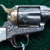 C374 BEAUTIFUL CUSTOM ENGRAVED COLT SAA NICKEL PLATED & GOLD IN CALIBER 45 COLT [M] - Image 6