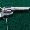 C374 BEAUTIFUL CUSTOM ENGRAVED COLT SAA NICKEL PLATED & GOLD IN CALIBER 45 COLT [M]