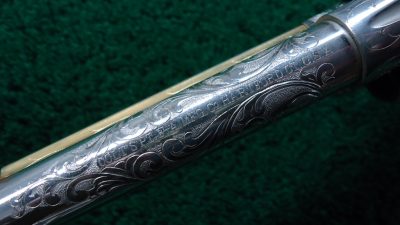 C374 BEAUTIFUL CUSTOM ENGRAVED COLT SAA NICKEL PLATED & GOLD IN CALIBER 45 COLT [M] - Image 7