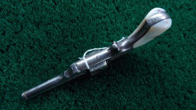 MHG1088 ENGRAVED AND INLAID S&W SINGLE ACTION REVOLVER IN CALIBER 32 [A] - Image 5
