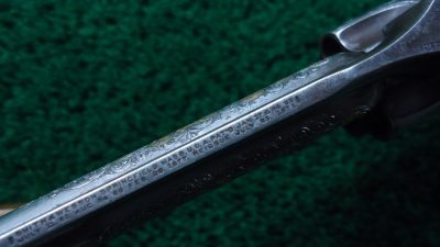 MHG1088 ENGRAVED AND INLAID S&W SINGLE ACTION REVOLVER IN CALIBER 32 [A] - Image 8