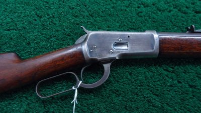 W4092 ANTIQUE WINCHESTER MODEL 1892 RIFLE IN 38 WCF CALIBER [A]