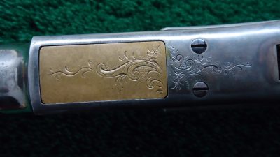 W4030 BEAUTIFUL WINCHESTER MODEL 1873 DELUXE FACTORY ENGRAVED RIFLE IN 44 WCF CALIBER  [A] - Image 15