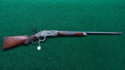W4030 BEAUTIFUL WINCHESTER MODEL 1873 DELUXE FACTORY ENGRAVED RIFLE IN 44 WCF CALIBER  [A] - Image 26