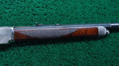 W4030 BEAUTIFUL WINCHESTER MODEL 1873 DELUXE FACTORY ENGRAVED RIFLE IN 44 WCF CALIBER  [A] - Image 5