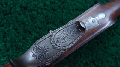 MHG1092 A&B BEAUTIFUL MATCHED PAIR OF LEPAGE PERCUSSION TARGET PISTOLS IN CALIBER 52 [A] - Image 14