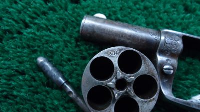 C424 ENGRAVED ETCHED PANEL COLT NEW LINE REVOLVER IN CALIBER 41 RF [A] - Image 14