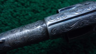 C424 ENGRAVED ETCHED PANEL COLT NEW LINE REVOLVER IN CALIBER 41 RF [A] - Image 7