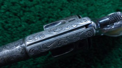 C424 ENGRAVED ETCHED PANEL COLT NEW LINE REVOLVER IN CALIBER 41 RF [A] - Image 12