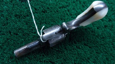 C424 ENGRAVED ETCHED PANEL COLT NEW LINE REVOLVER IN CALIBER 41 RF [A] - Image 4