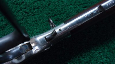 W4142 SPECIAL ORDER HALF NICKEL WINCHESTER 2nd MODEL 1873 SADDLE RING CARBINE CHAMBERED IN 44 WCF [A] - Image 9