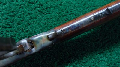 W4135 WINCHESTER MODEL 1876 SPECIAL ORDER RIFLE WITH SCARCE CASE HARDENED FRAME IN CALIBER 45-60 [A] - Image 11