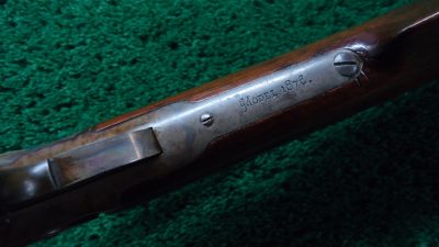 W4135 WINCHESTER MODEL 1876 SPECIAL ORDER RIFLE WITH SCARCE CASE HARDENED FRAME IN CALIBER 45-60 [A] - Image 10