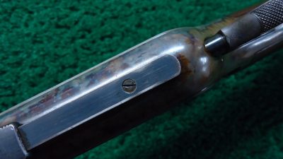 W4135 WINCHESTER MODEL 1876 SPECIAL ORDER RIFLE WITH SCARCE CASE HARDENED FRAME IN CALIBER 45-60 [A] - Image 12