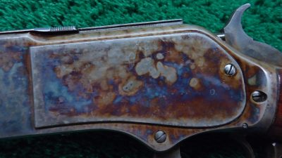 W4135 WINCHESTER MODEL 1876 SPECIAL ORDER RIFLE WITH SCARCE CASE HARDENED FRAME IN CALIBER 45-60 [A] - Image 8
