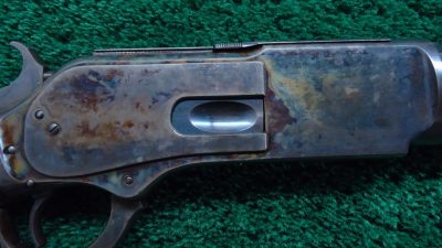 W4135 WINCHESTER MODEL 1876 SPECIAL ORDER RIFLE WITH SCARCE CASE HARDENED FRAME IN CALIBER 45-60 [A] - Image 9