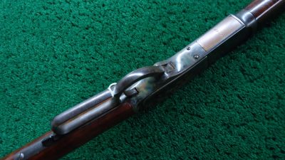 W4135 WINCHESTER MODEL 1876 SPECIAL ORDER RIFLE WITH SCARCE CASE HARDENED FRAME IN CALIBER 45-60 [A] - Image 3