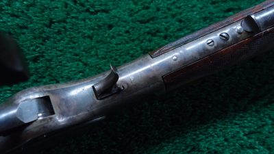 W4141 FACTORY ENGRAVED WINCHESTER 1873 SHORT RIFLE IN CALIBER 44-40 [A] - Image 10