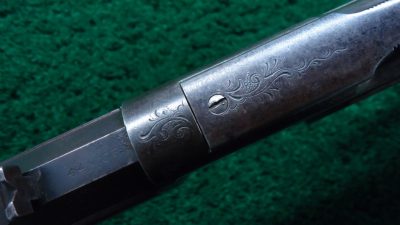 W4141 FACTORY ENGRAVED WINCHESTER 1873 SHORT RIFLE IN CALIBER 44-40 [A] - Image 11
