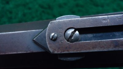 W4141 FACTORY ENGRAVED WINCHESTER 1873 SHORT RIFLE IN CALIBER 44-40 [A] - Image 15