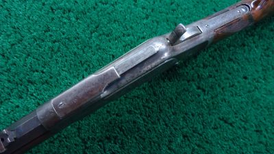 W4141 FACTORY ENGRAVED WINCHESTER 1873 SHORT RIFLE IN CALIBER 44-40 [A] - Image 4