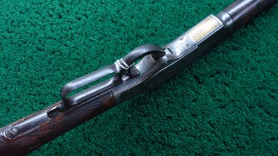 W4141 FACTORY ENGRAVED WINCHESTER 1873 SHORT RIFLE IN CALIBER 44-40 [A] - Image 3