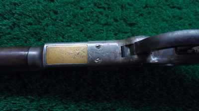 W4141 FACTORY ENGRAVED WINCHESTER 1873 SHORT RIFLE IN CALIBER 44-40 [A] - Image 12