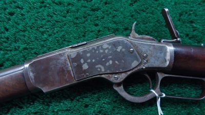 W4154 SPECIAL ORDER WINCHESTER SECOND MODEL 1873 RIFLE CHAMBERED IN 38 WCF [A] - Image 2