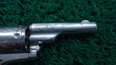 C397 COLT OPEN TOP ENGRAVED SPUR TRIGGER REVOLVER WITH BOX IN CALIBER 22 RF [A] - Image 9