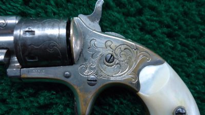 C397 COLT OPEN TOP ENGRAVED SPUR TRIGGER REVOLVER WITH BOX IN CALIBER 22 RF [A] - Image 8