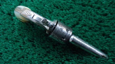 C397 COLT OPEN TOP ENGRAVED SPUR TRIGGER REVOLVER WITH BOX IN CALIBER 22 RF [A] - Image 3