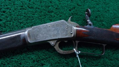 JM1565 VERY UNIQUE MARLIN MODEL 1888 SPECIAL ORDER FACTORY ENGRAVED "SANTA CLAUS" RIFLE [A] - Image 2