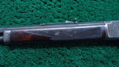 JM1565 VERY UNIQUE MARLIN MODEL 1888 SPECIAL ORDER FACTORY ENGRAVED "SANTA CLAUS" RIFLE [A] - Image 17